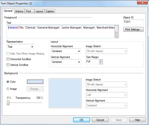 Write the code in text box